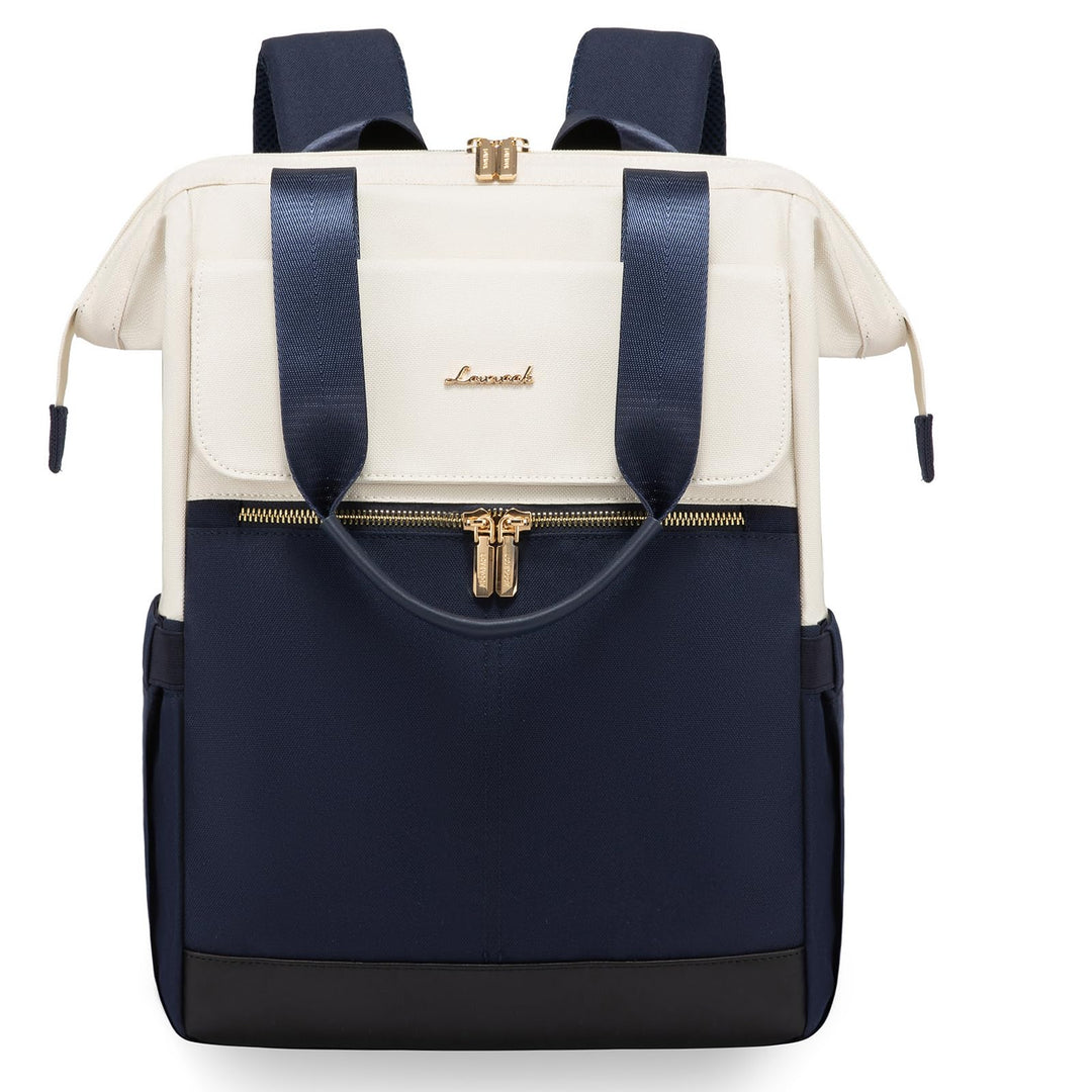 LOVEVOOK Rucksack Damen Blau, Schulrucksack Mädchen mit Laptopfach 15,6 Zoll, Rucksacktasche Damen 2