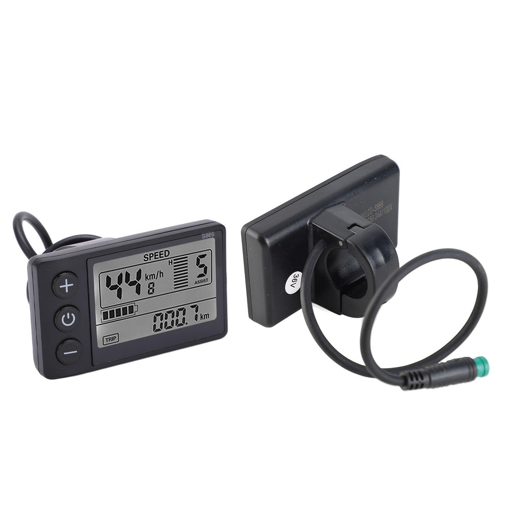 Elektrisches Fahrrad S866 LCD-Display Meter 24V, 36V (Default), 48V Adjustable (Select The Matching
