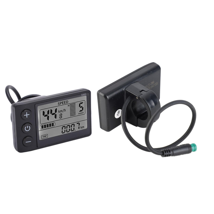 Elektrisches Fahrrad S866 LCD-Display Meter 24V, 36V (Default), 48V Adjustable (Select The Matching