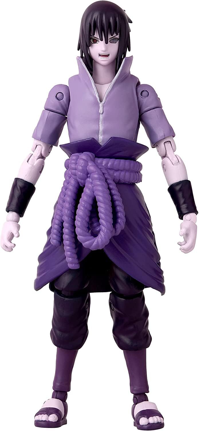 Bandai – Anime Heroes – Naruto Shippuden – Anime Heroes-Figur Sasuke 17 cm – Uchiwa Sasuke Rinnegan