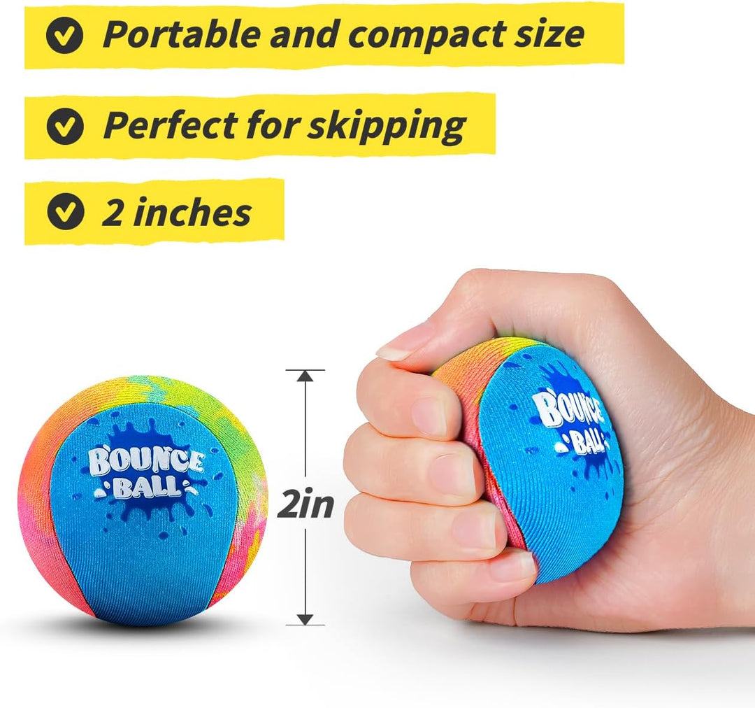 KmmiFF Wasser Sprungball, 2er-Pack Bounce Balls als Outdoor Games am Strand, See and Pool für Kinder