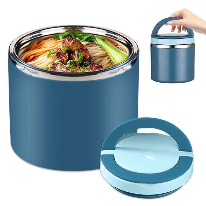 1 L Thermobehälter für Essen, Thermo Lunchbox Warmhalten Essen Edelstahl Speisebehälter Thermobehält
