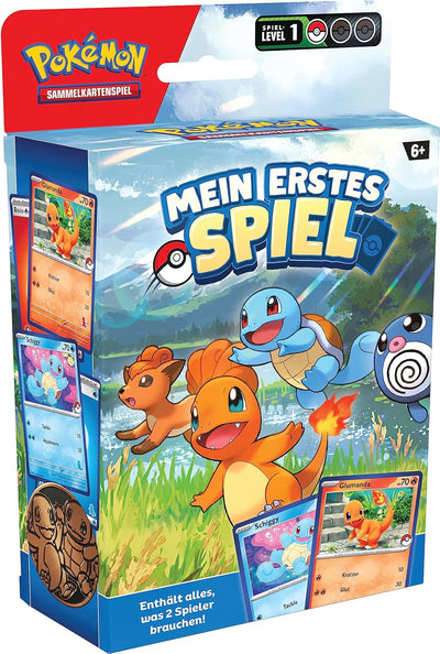 Pokémon-Sammelkartenspiel: Mein erstes Spiel – Glumanda und Schiggy (Mit 2 spielbereiten Mini-Decks