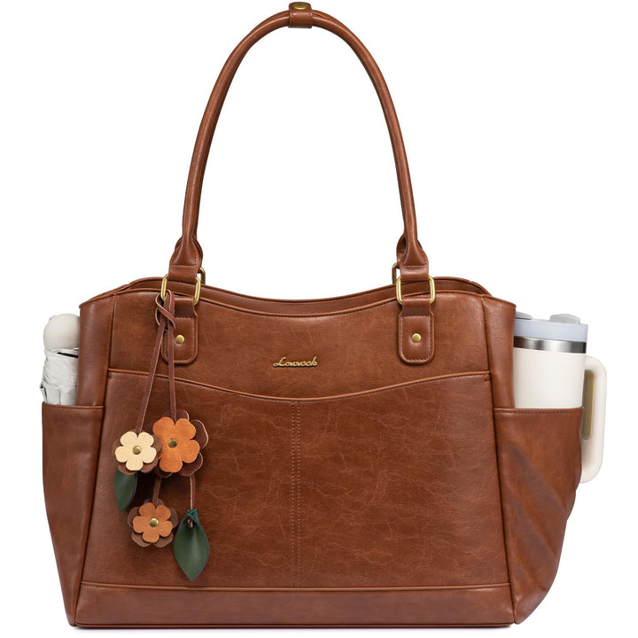 LOVEVOOK Laptoptasche Damen 15,6 Zoll, Arbeitstasche Shopper Tasche Handtasche Gross, Elegant Lehrer