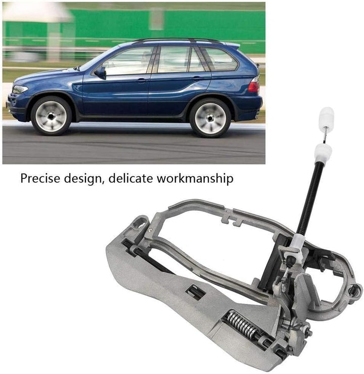 Qii lu Autotürgriff-Träger, Türgriff-Träger-Haltegriff-Gehäuse gepasst für BMW X5 nicht für den Stra