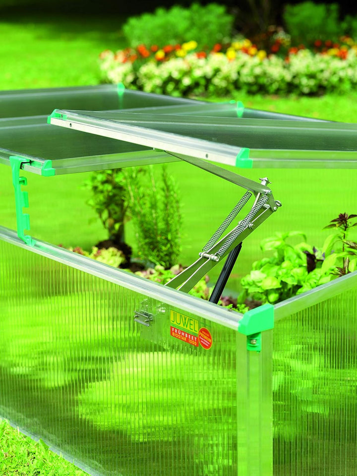 Juwel Frühbeet Biostar 1500 (Gewächshaus mit Fensterautomat, öffnet und schliesst selbstständig, Pfl