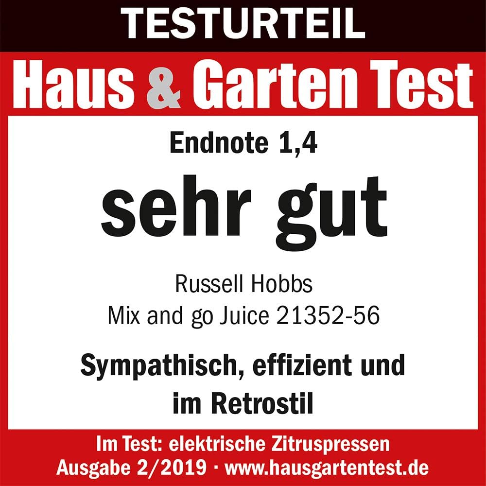 Russell Hobbs Elektrische Küchengeräte 21352-56, Weiss/Grün, 600 ml