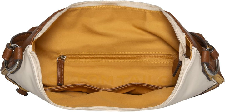 TOM TAILOR bags Jule Damen Hobo Bag Schultertasche 31,5 x 12,5 x 28 Mixed Cognac, 31,5 x 12,5 x 28 M