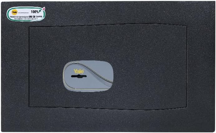 Yale Serie Y320 Wandtresor 320 Wall Safe ONLY Key Certified, Schwarz, XXS-340x210x200