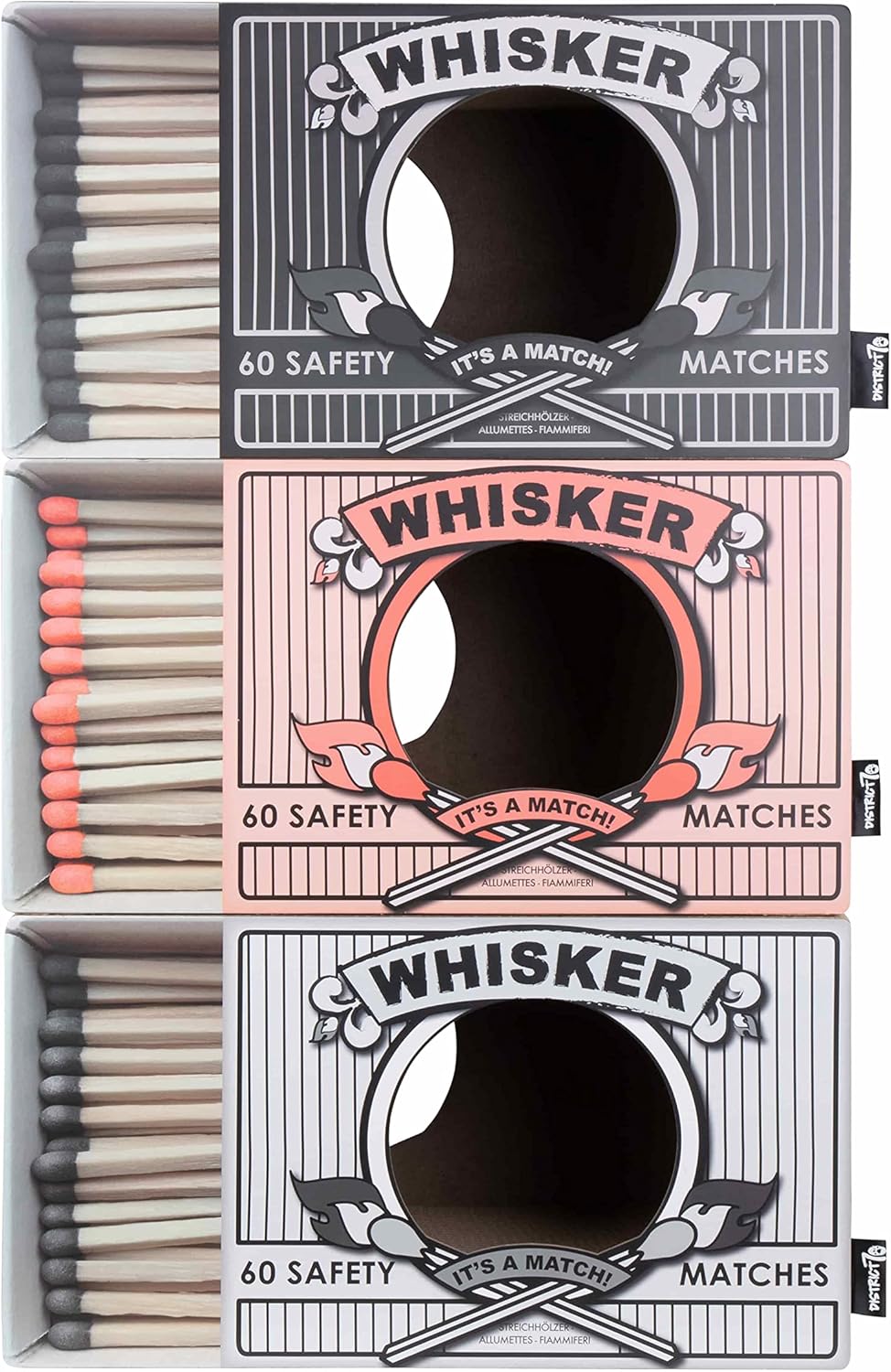 District 70 Whisker, Black, Black