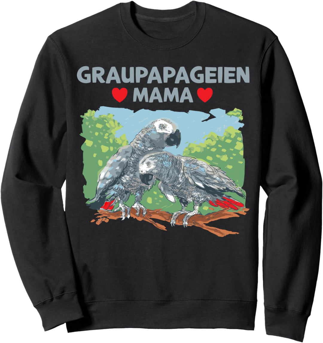 Graupapageien Mama Sweatshirt