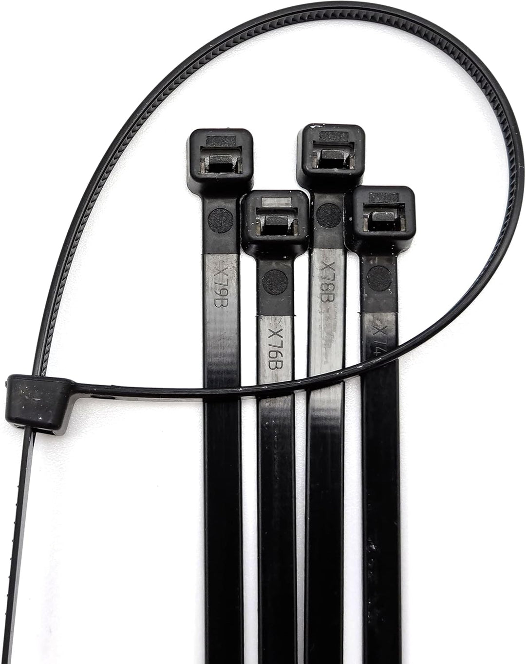 Industrie Kabelbinder In Schwarz/Verschiedene Mengen & Grössen / 2,5 bis 12,5 mm / 100 bis 5000 Stüc
