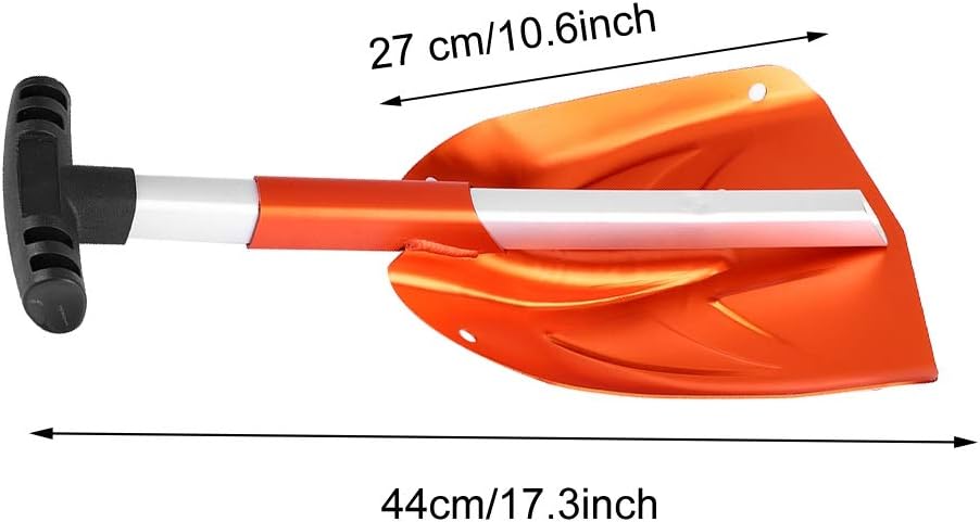 Schneeschaufel, kompakte tragbare Grösse Teleskop-Extensionsschaufel Leicht zu kontrollierende rutsc