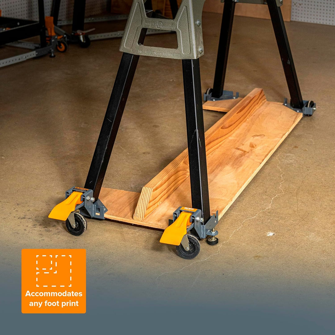 Bora Portamate Mobile Base Kit PM-1100 – Robustes, universelles, anpassbares Rollen-Set, Dolly Rolle
