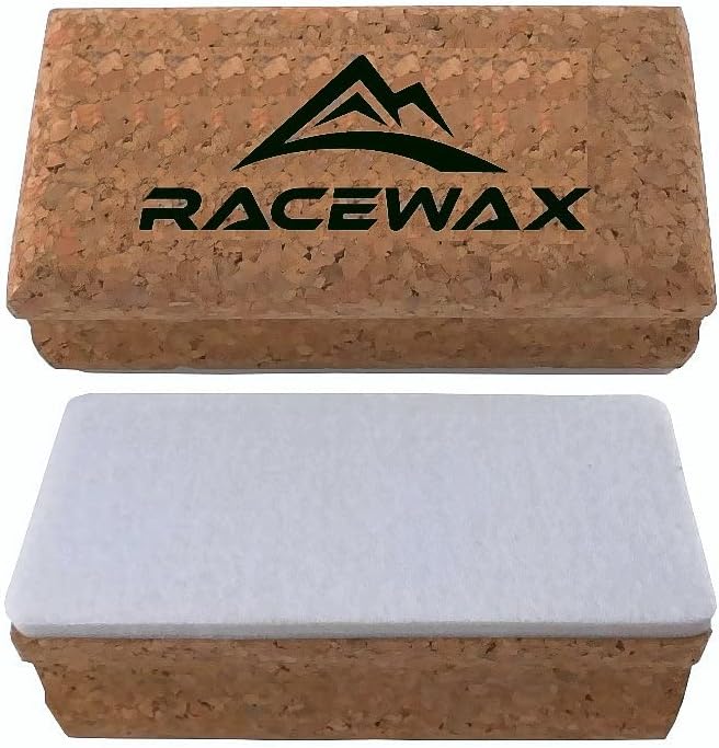 RaceWax Skiwax Set 7-teilig Wachs BaseBrush Nylon Kupfer Rosshaar Wachsentferner
