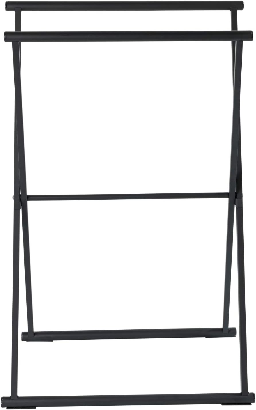WENKO Handtuchständer Lava Schwarz matt, Masse (B x H x T): 53.5 x 80.5 x 35 cm, Schwarz