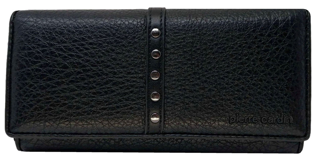 Pierre Cardin Damen geldbörse,Frauen geldorse, Mädchen, schön, gross, geräumig, Kunstleder, Geschenk