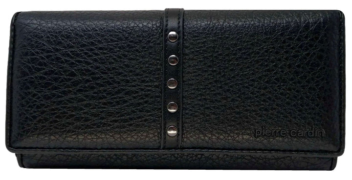 Pierre Cardin Damen geldbörse,Frauen geldorse, Mädchen, schön, gross, geräumig, Kunstleder, Geschenk