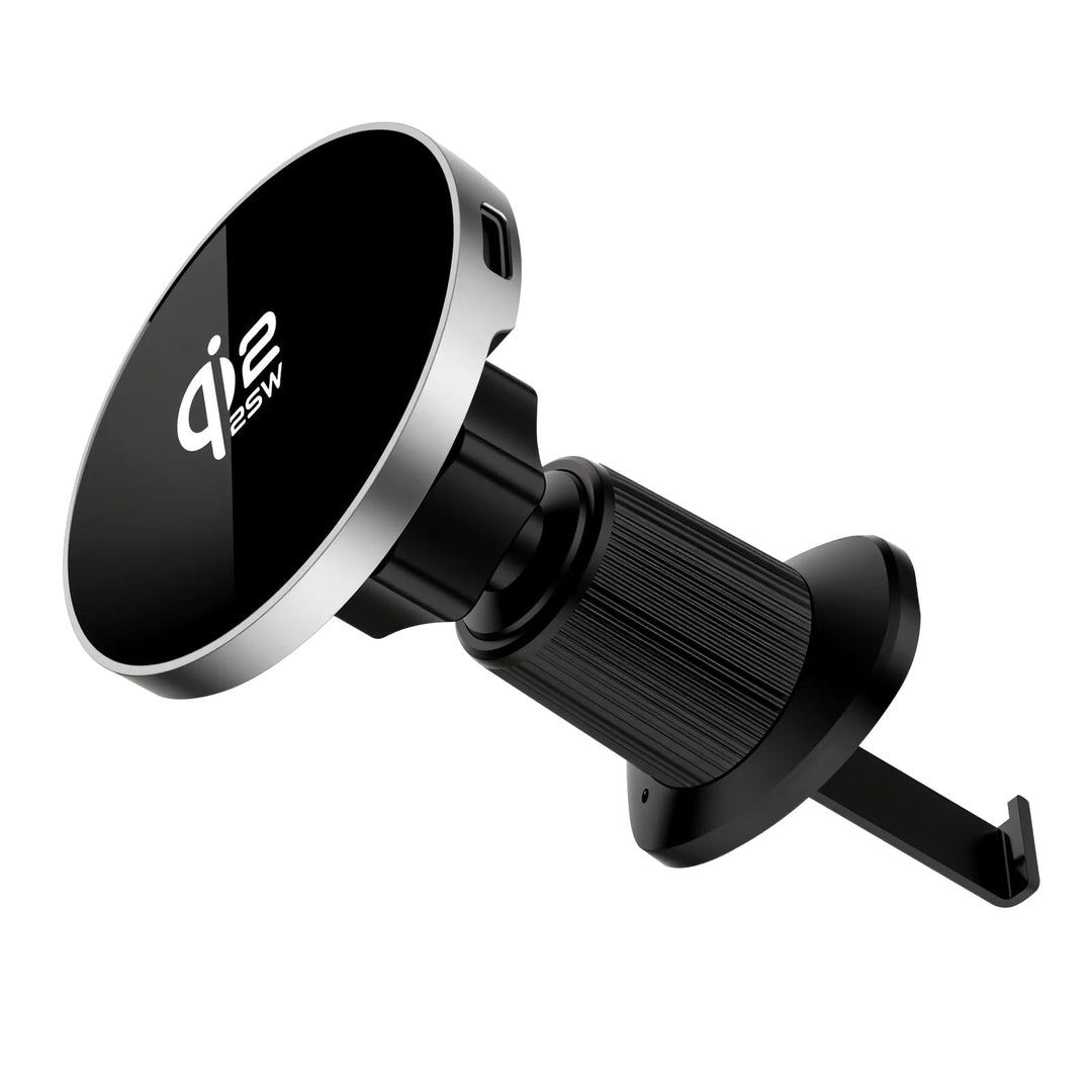 Qi2.2 Zertifizierte 25W Mag-Safe Autohalterung mit aktiver Kühlung – Magnetische Handyhalterung für