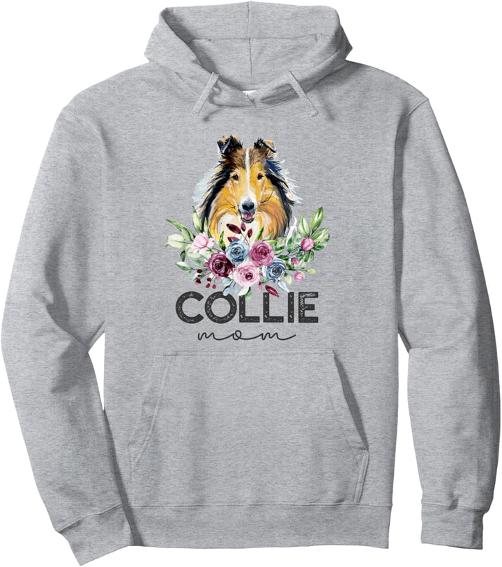 Rough Collie Hundemutter Pullover Hoodie
