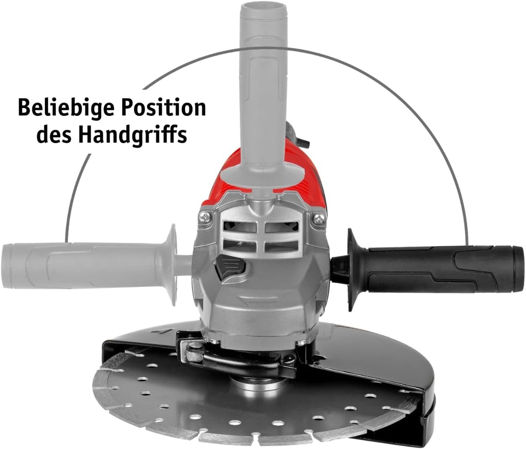 WALTER Winkelschleifer 2000 Watt, Scheiben-Ø: 230 mm, Polieren, Flexen, Flächen und Kanten schleifen