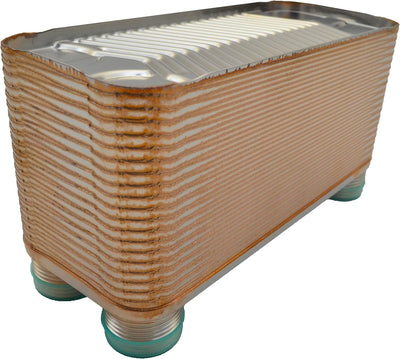 Edelstahl Plattenwärmetauscher Nordic Tec Ba-16-40 Plattenwärmeübertrager Wärmetauscher 40 Platten 1