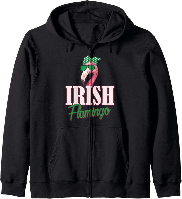 Irish Flamingo Funny St. Patty's Day Drinking Party Kapuzenjacke