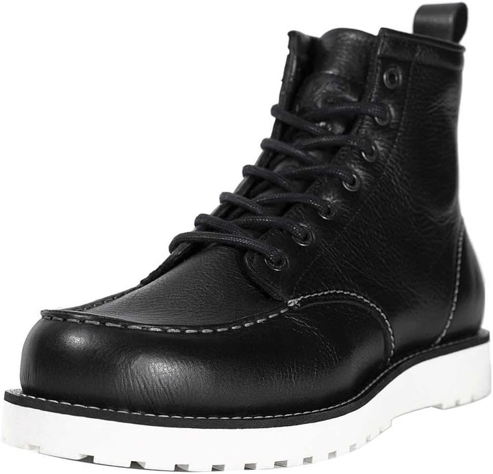 John Doe Motorradschuh Rambler | XTM | Threepoint Protection | Lederstiefel aus Rindsleder | Rutschf