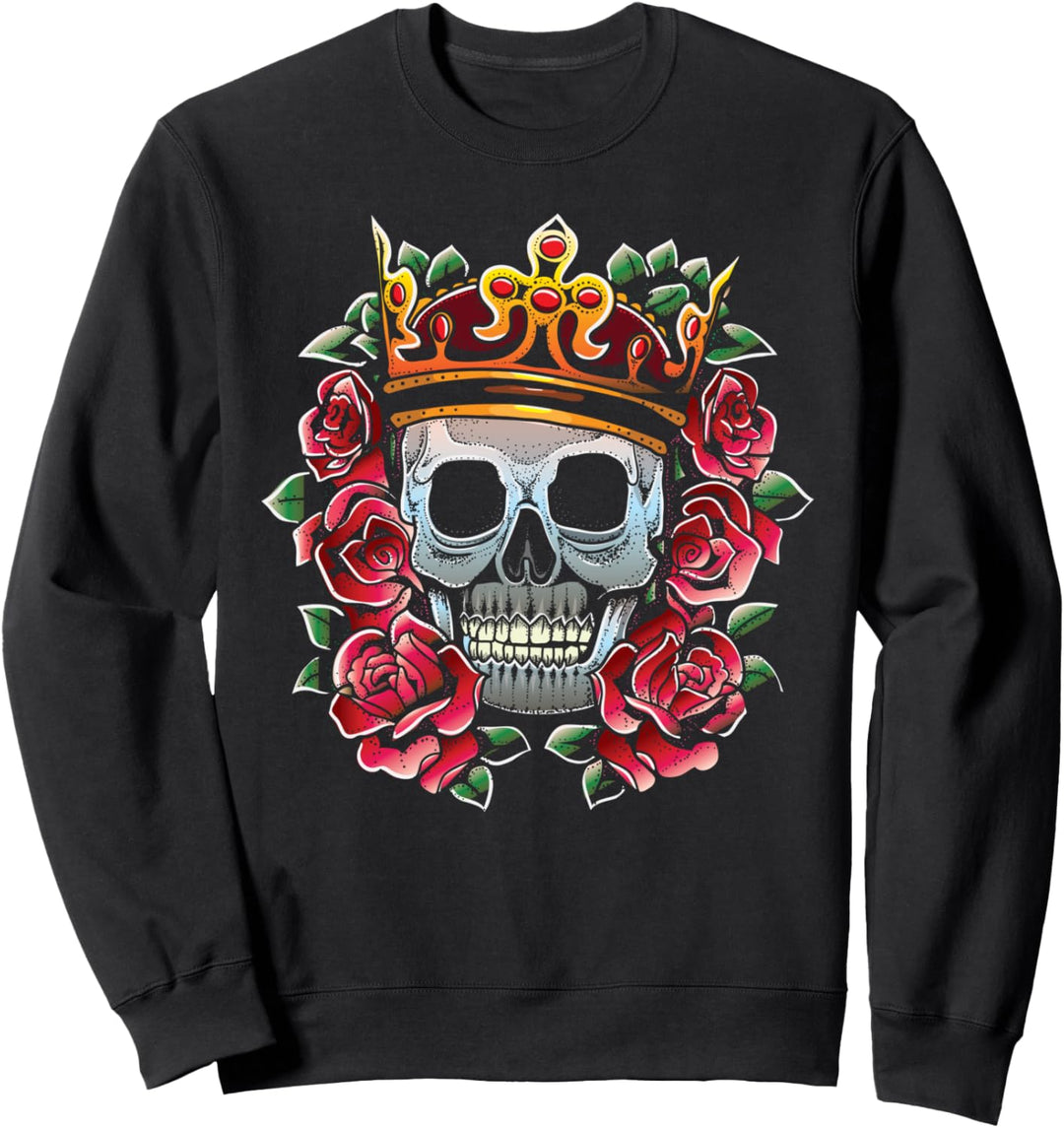 Schädelkronen-Tätowierung Sweatshirt