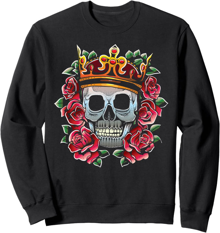 Schädelkronen-Tätowierung Sweatshirt