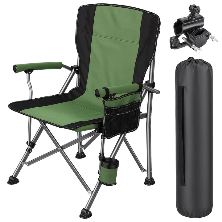 Klappbarer Campingtisch und Stuhl-Set, tragbarer Outdoor-Tisch für 4 Personen mit 4 Stühlen für Pick