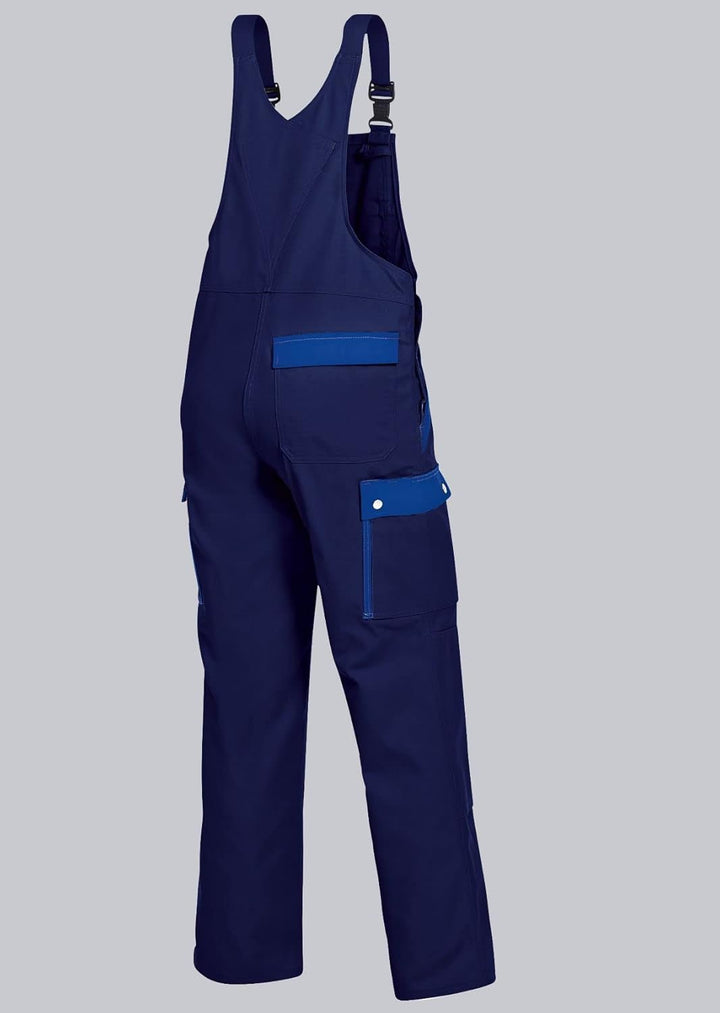 BP Profil 1844-720-10 Latzhose - Stretch-Hosenträger - Verstellbarer Bund - Taschen für Knieschoner
