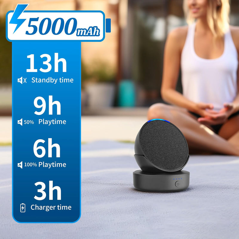 PlusAcc Akku für POP - Tragbare Akkustation，Batterie für Wohnzimmer Küche Schlafzimmer Outdoor (Ohne