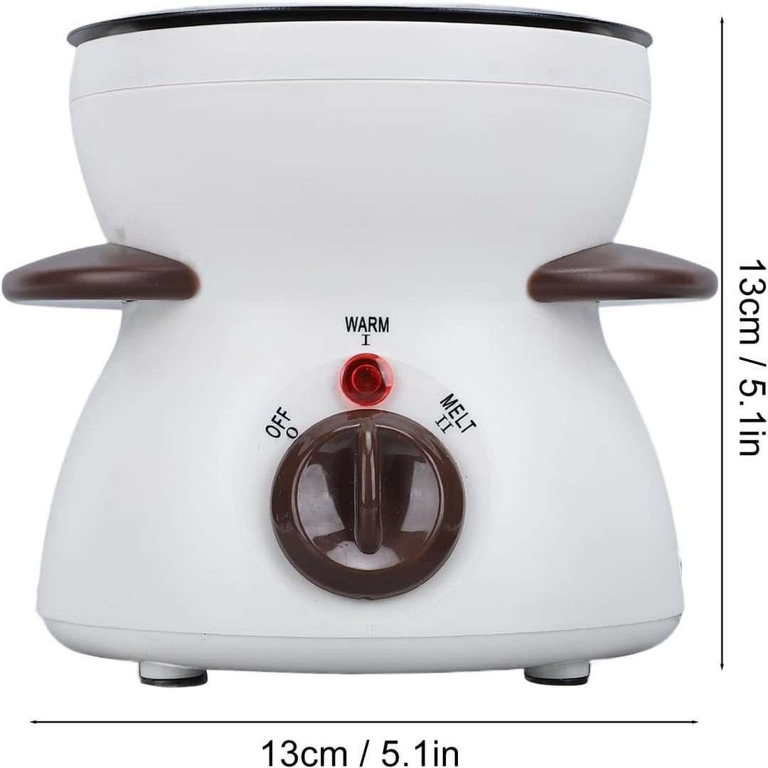 Haofy Mini-Elektro-Fonduetopf-Set, Zum Schmelzen von Schokolade, Käse und Fleischsuppe, Ideal für Pa