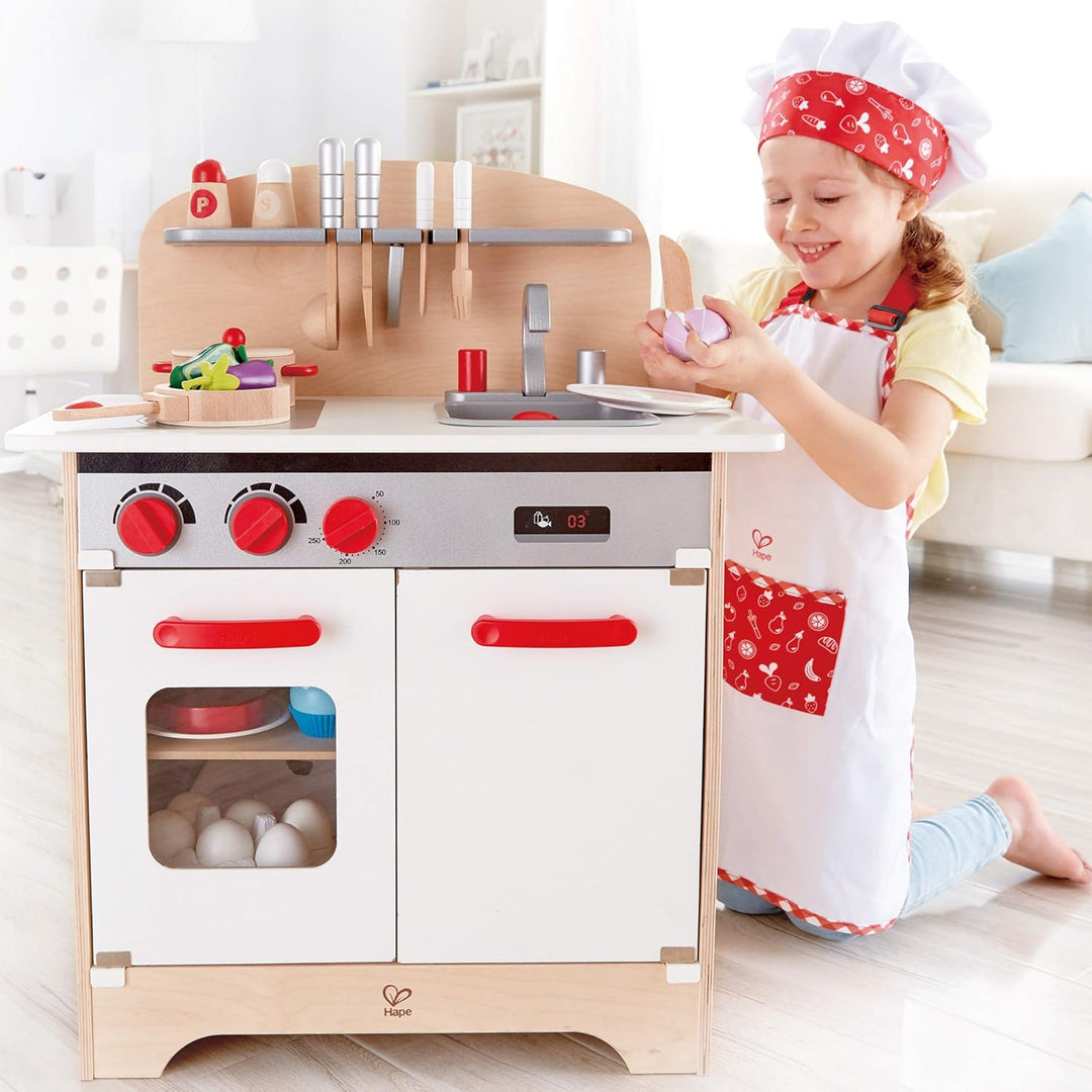 Hape E3162 - Chefkoch-Set, Küchenspielzeug, bunt Chefkoch-Set Single, Chefkoch-Set Single