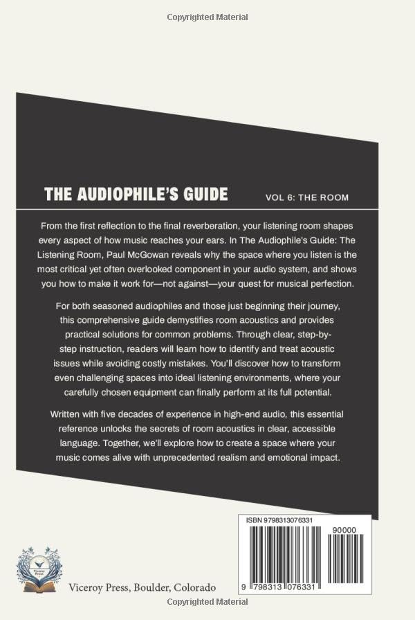 The Audiophile's Guide: The Listening Room, Gebundenes Buch