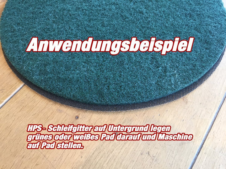 Schleifgitter für das Schleifen von Parkett Weichholz Lackzwischenschliff Ø 30cm - Schleifnetz für E