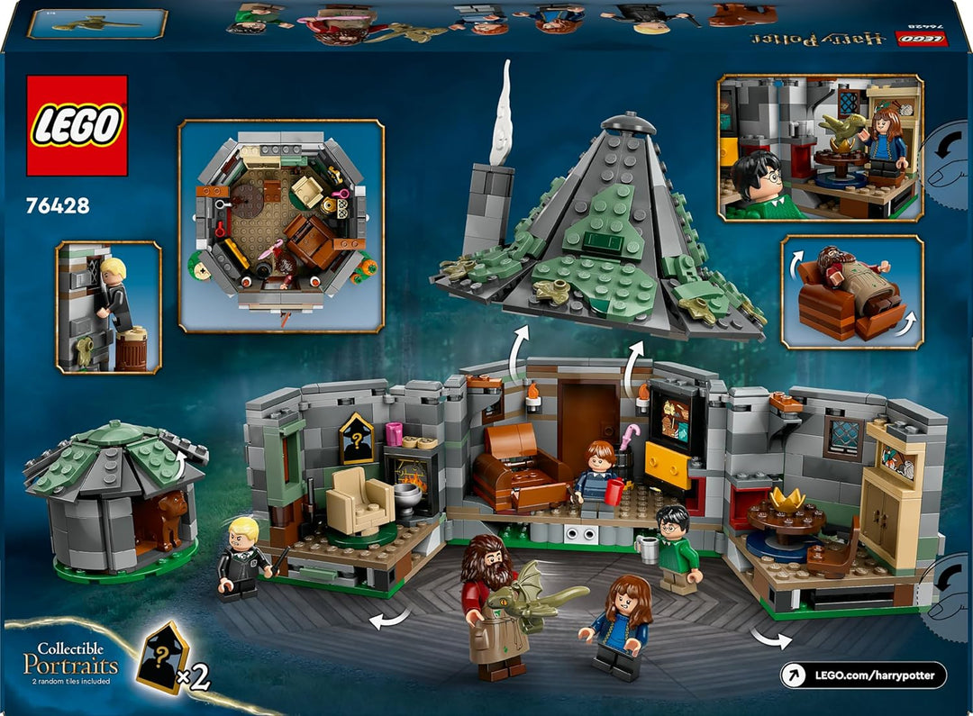 Lego Harry Potter Hagrids Hütte: EIN unerwarteter Besuch Set mit 5 Mini-Figuren und 2 Tierfiguren, G