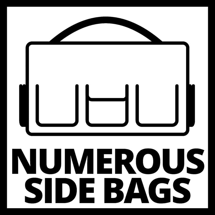Einhell Tasche Bag 56/29 (für Werkzeuge & Zubehör, langlebig mit verstärktem Boden, Tragegurt, Trage
