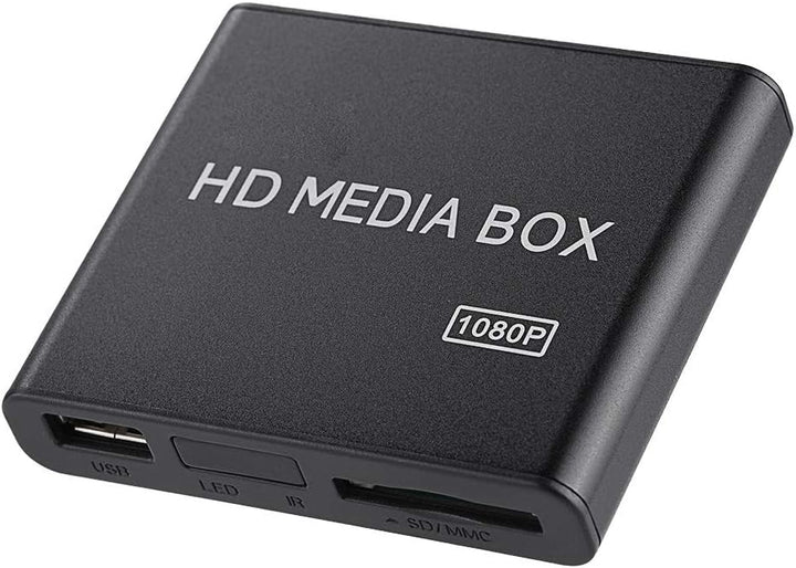 Topiky 1080p HD Media Player, VGA Heimkino Media Player Box Unterstützung MMC RMVB MP3 AVI MKV mit F