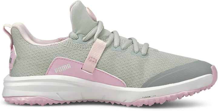 PUMA Jungen Fusion Evo Jr. Golfschuh 35.5 EU High Rise Pink Lady, 35.5 EU High Rise Pink Lady