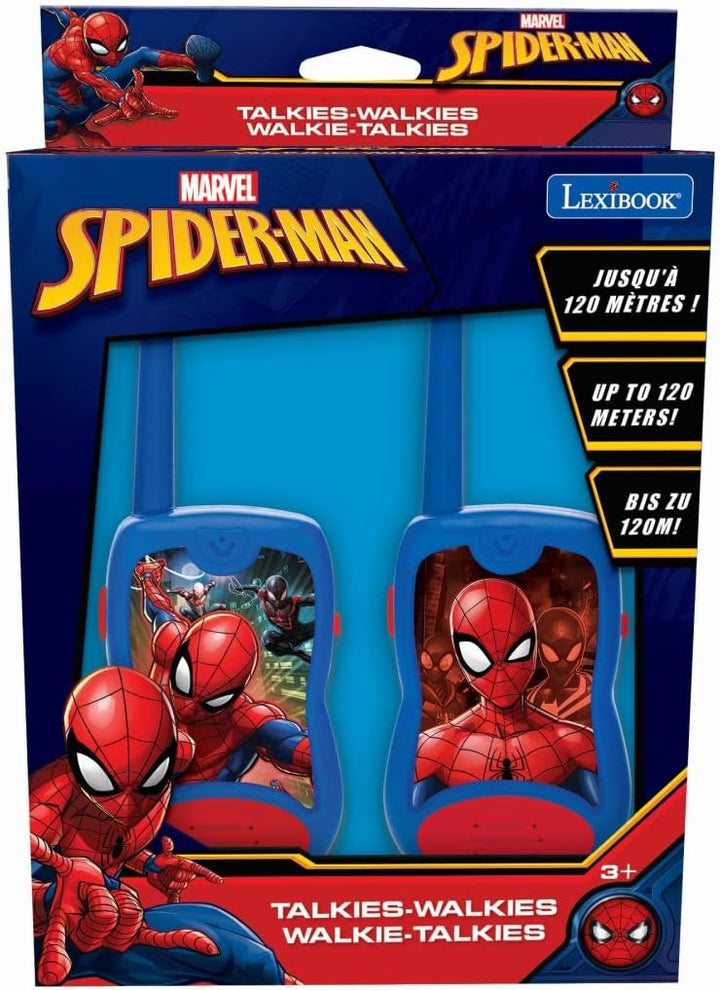 Lexibook, Spider-Man, Talkie-Walkies 200m, Kommunikationsspiel für Kinder, 2 Kommunikationskanäle, G