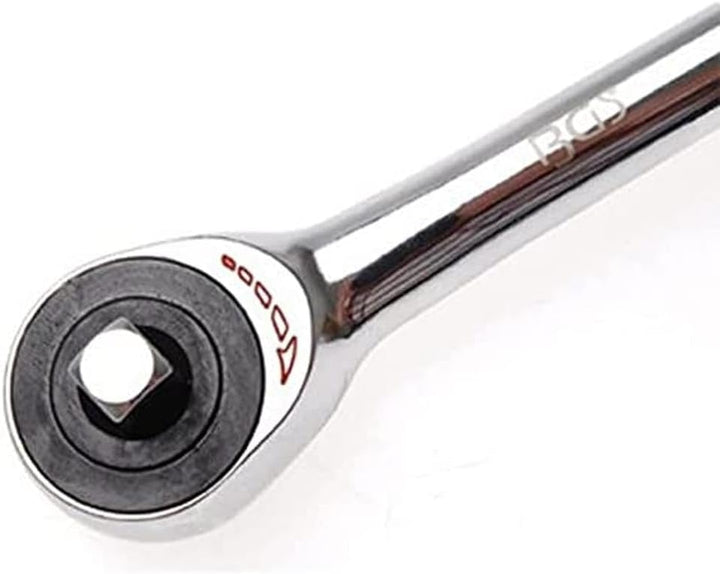 BGS 106 | Umschaltknarre mit Drehgriff | feinverzahnt | 10 mm (3/8") | ergonomisch | rutschfest | Kn