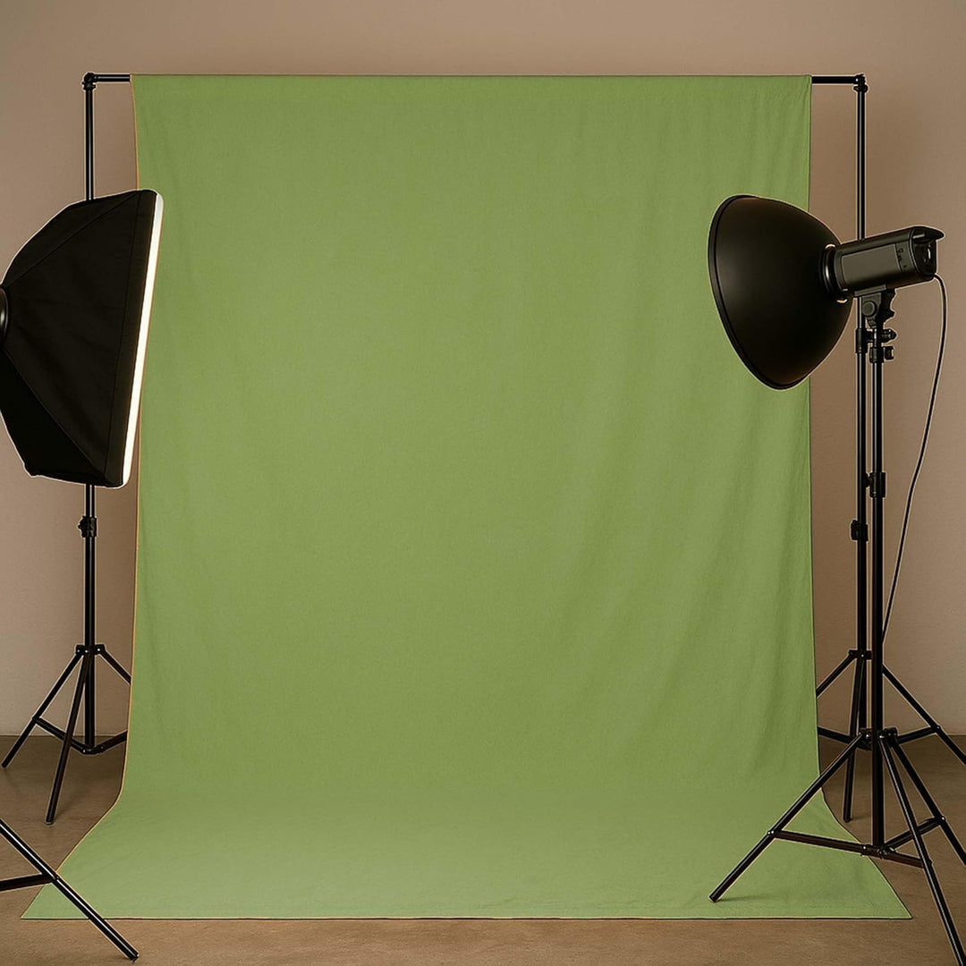 Walimex Stoffhintergrund 2,85 x 6m olivgrün, olivgrün
