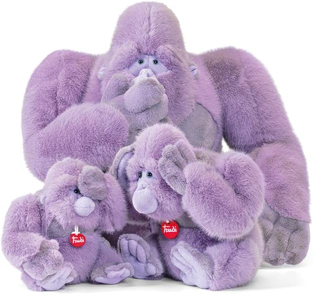 Trudi Gorilla Giorgio Plüsch, Geschenkidee | 48x45x37zm Grösse XXL | Exotische Tiere | Modell 27925