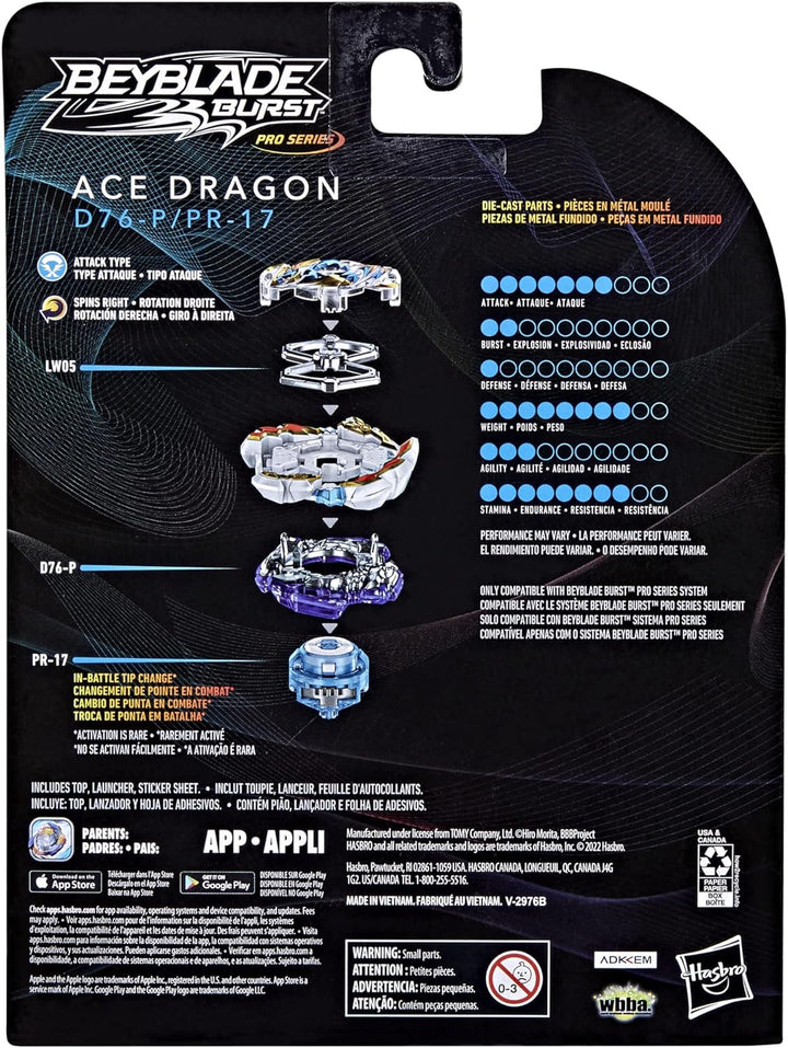BEYBLADE F4549 ACE Dragon Battling Top Spielzeug, Mehrfarbig