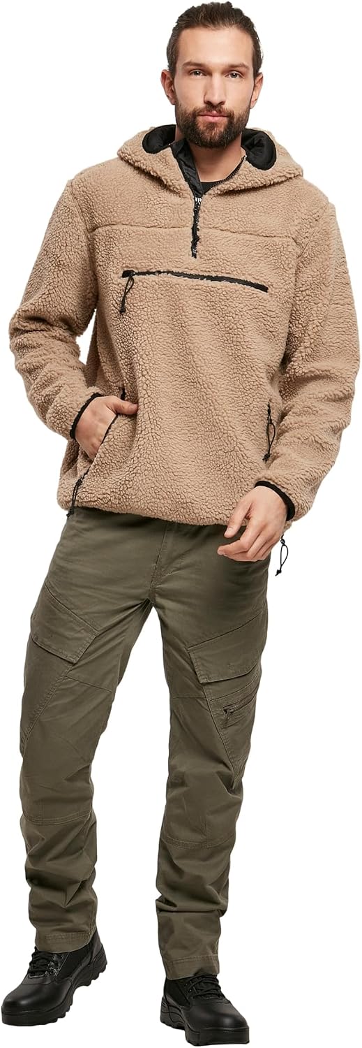 Brandit Teddyfleece Worker Pullover 3XL Camel, 3XL Camel