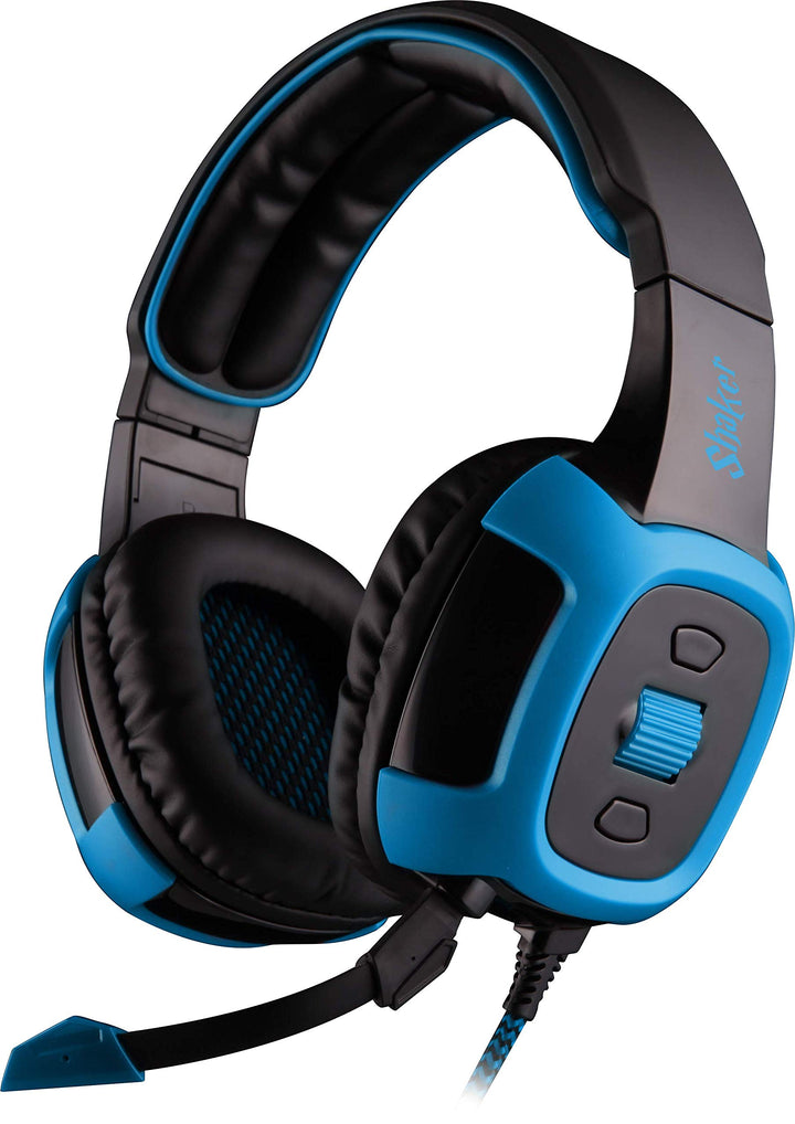 Sades In-Ear-Gaming-Kopfhörer schwarz schwarz/blau SA-906, SA-906