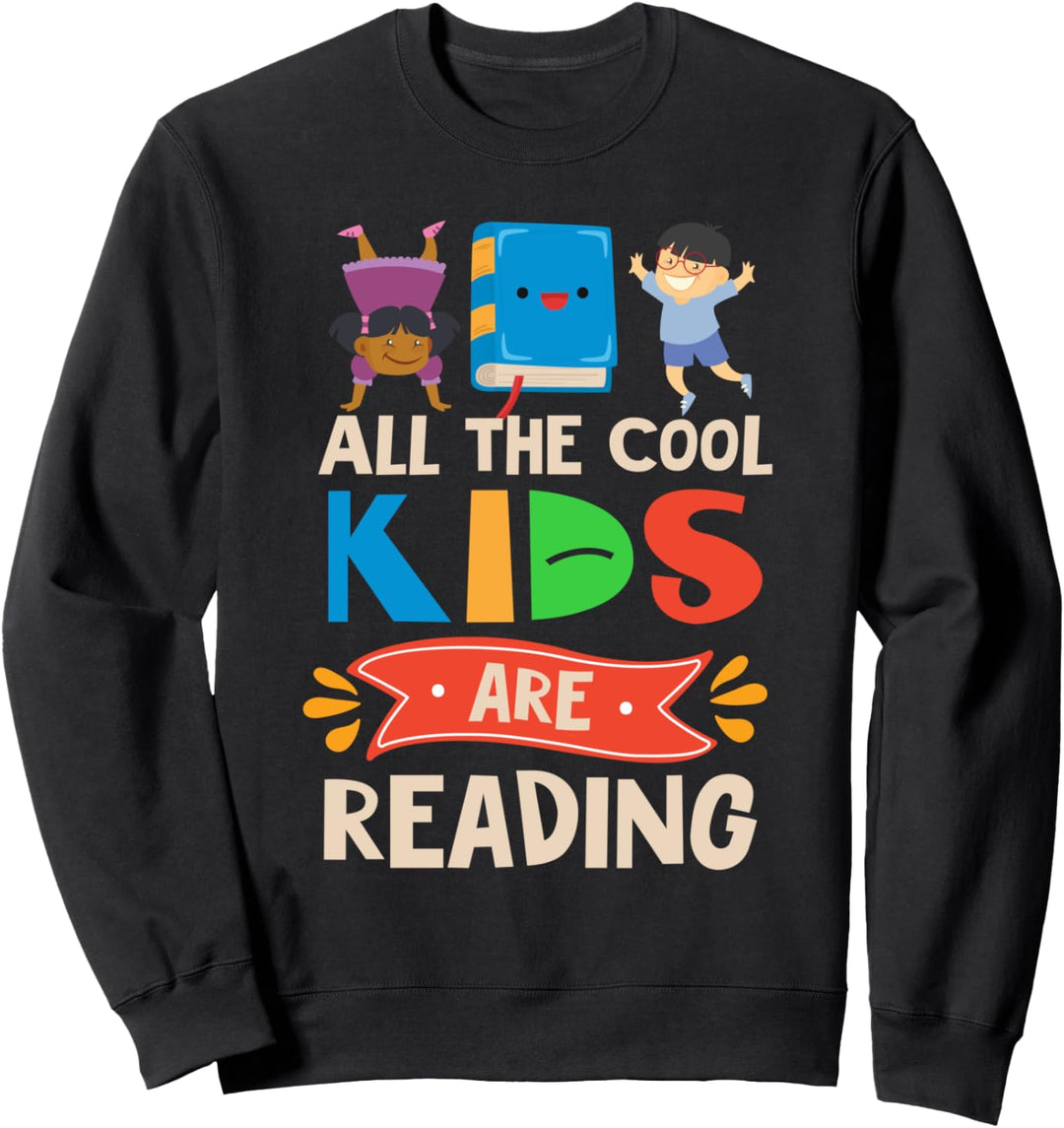 Kids Book Reading Lover Women's Gift Sweatshirt