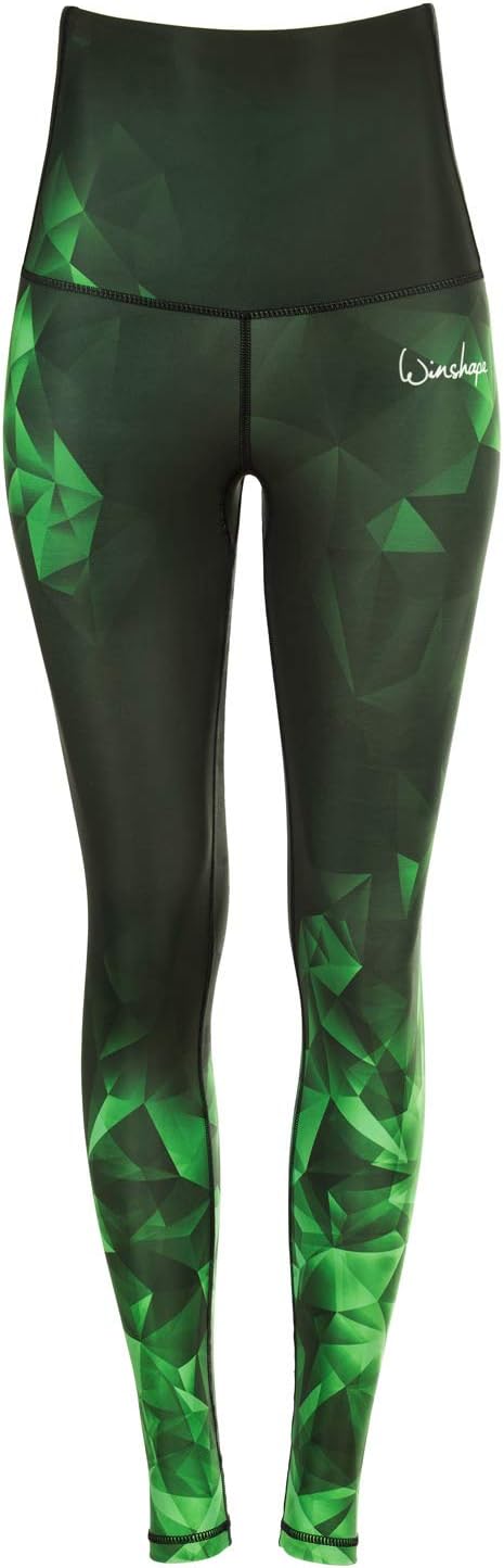 WINSHAPE Damen Functional Power Shape Tights „high Waist“ Hwl102, Saphir/Rubin/Smaragd, Slim Style m